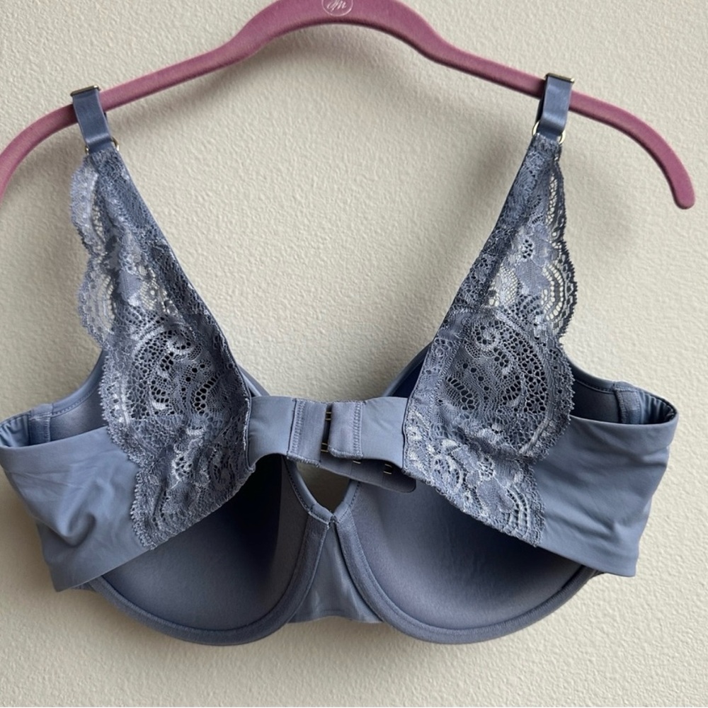 THIRD LOVE Blue Lace Bra 38E - Picture 2 of 3